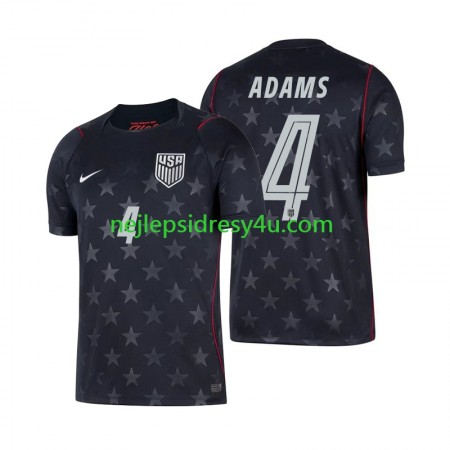 Fotbalový Dres Spojené Státy Americké Tyler Adams 4 Venkovní Mistrovství světa 2026 Fotbalový Dres Spojené Státy Americké Tyler Adams 4 Venkovní Mistrovství světa 2026